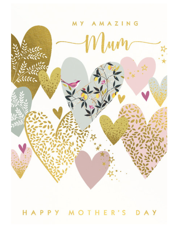 Sara Miller Card -  My Amazing Mum, Happy Mother's Day