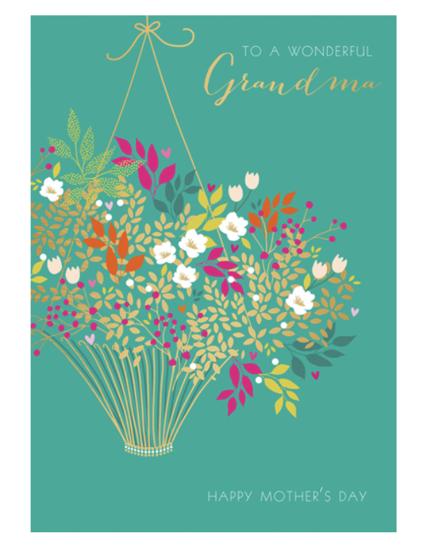 Sara Miller Card - To A wonderful Grandma Happy Mother's Day