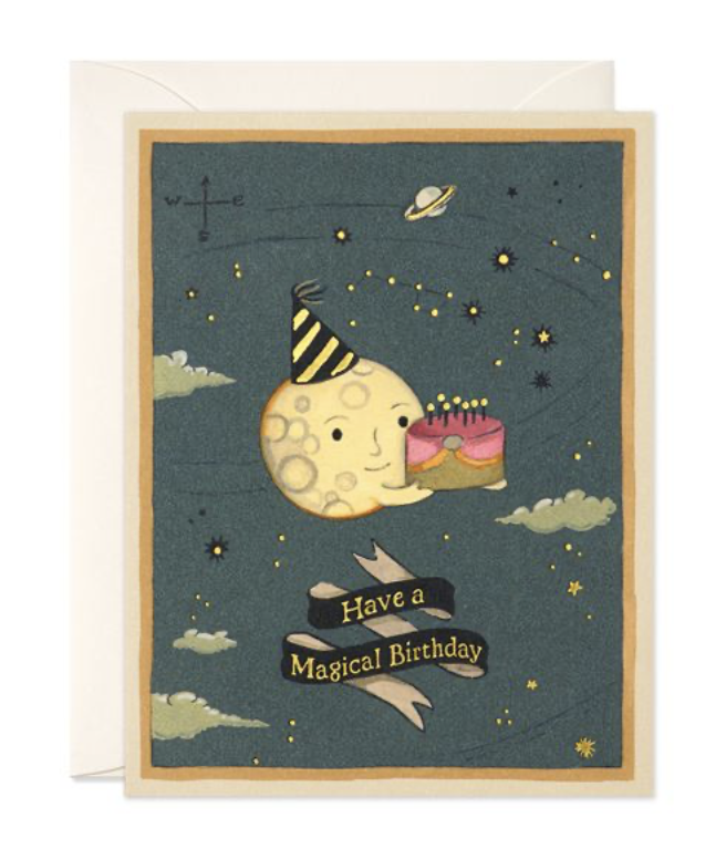 JooJoo Paper Card - Moon Cake Birthday