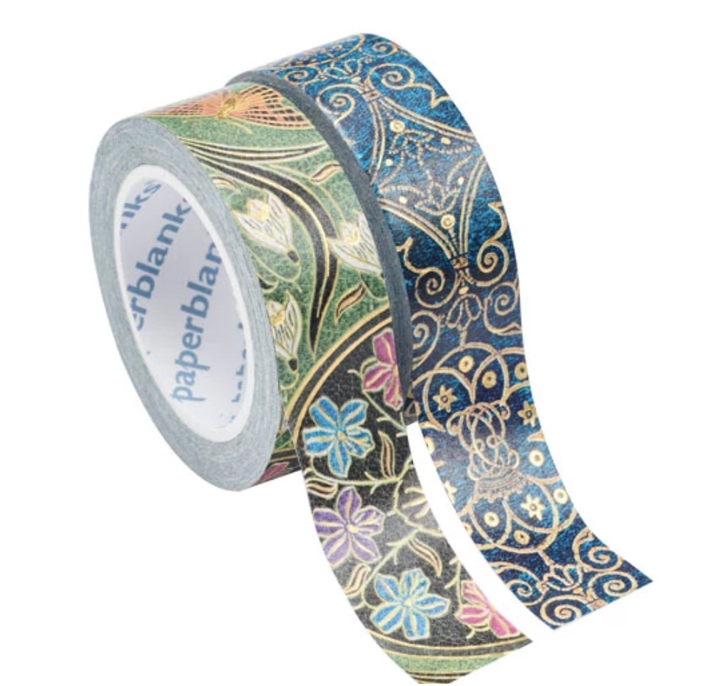 Washi Tape Pack - Azure/Poetry In Bloom
