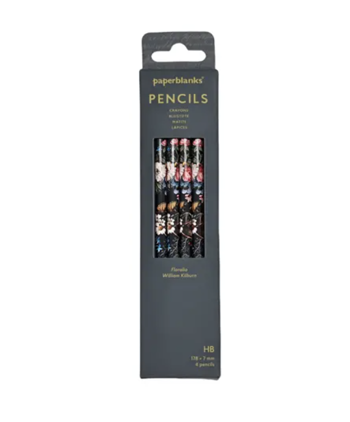 Pencil Pack of 4 - Floralia William Kilburn