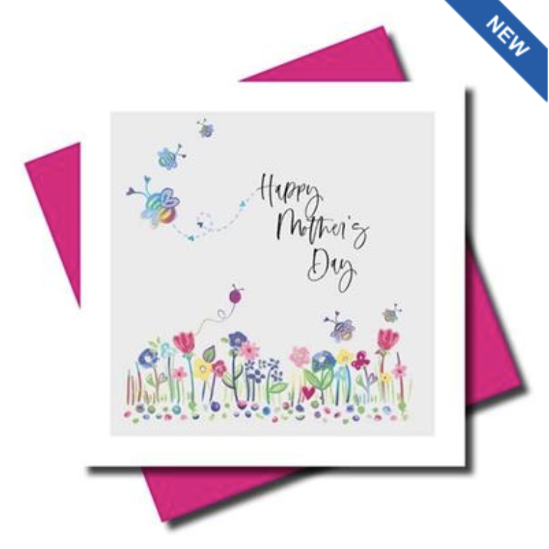 Marina B Designs Card - Mum Bee Flowers