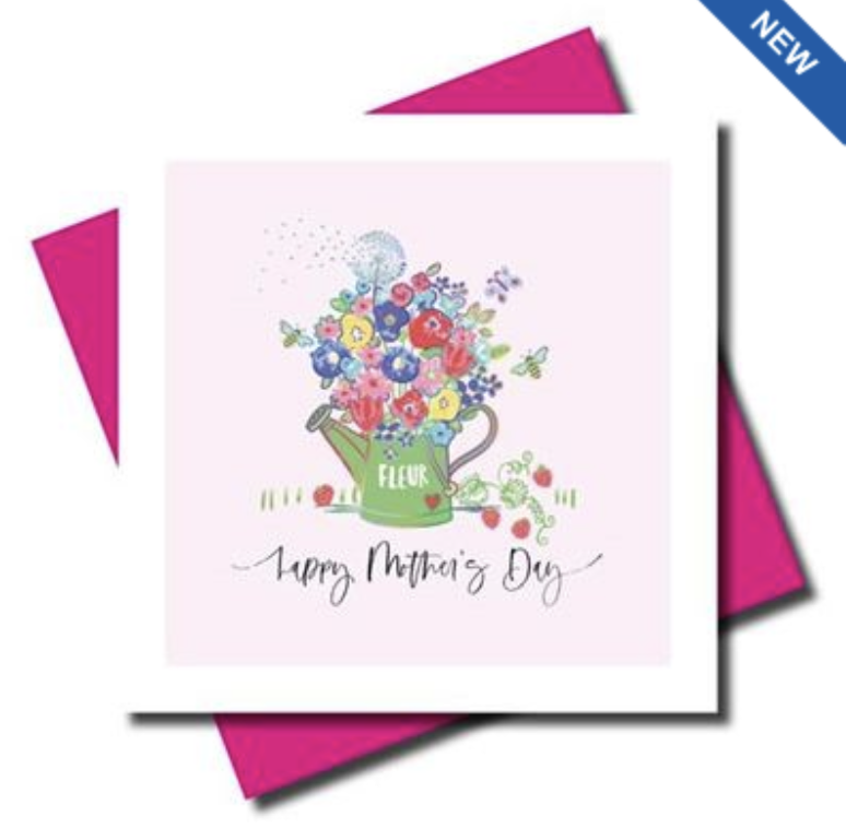 Marina B Designs Card - Mum Watering Can