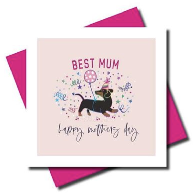 Marina B Designs Card - Dog Best Mum