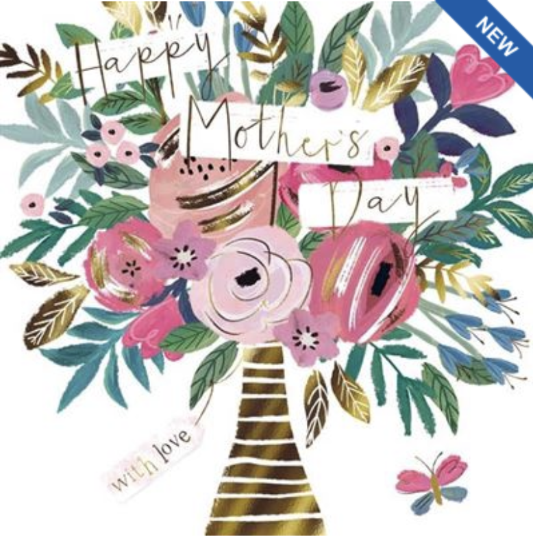 Nicely Said Card - Vase Of Flowers