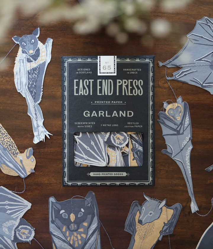East End Decorative Garland 3m Long - Bats