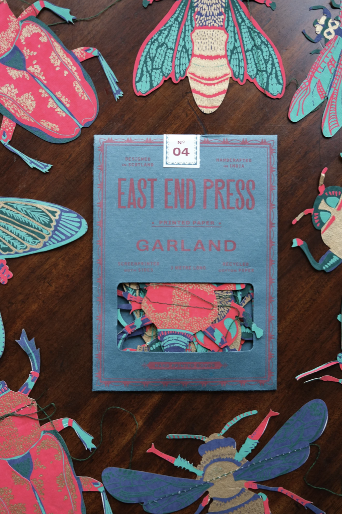 East End Decorative Garland 3m Long - Insects