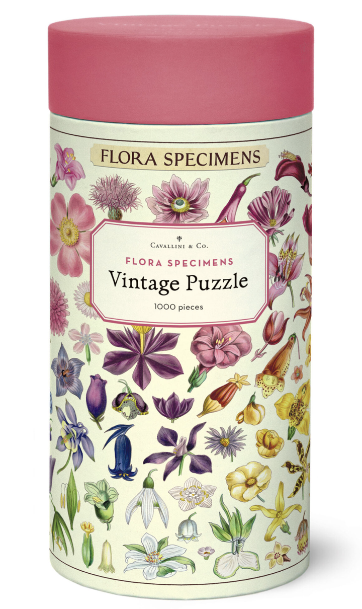 Cavallini & Co 1000 Piece Puzzle -  Flora Specimens