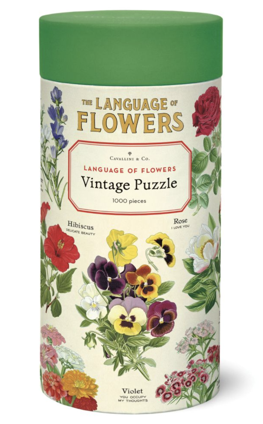 Cavallini & Co. 1000 Piece Puzzle - Language Of Flowers