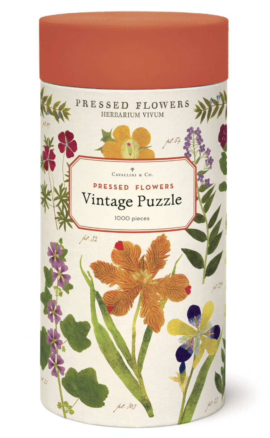 Cavallini & Co. 1000 Piece Puzzle - Pressed Flowers