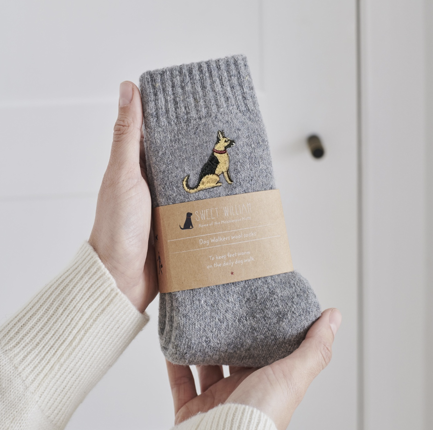 Sweet William Wool Socks - German Shepherd