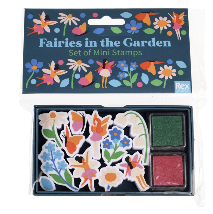 Rex London Set of Mini Stamps - Fairies in the Garden