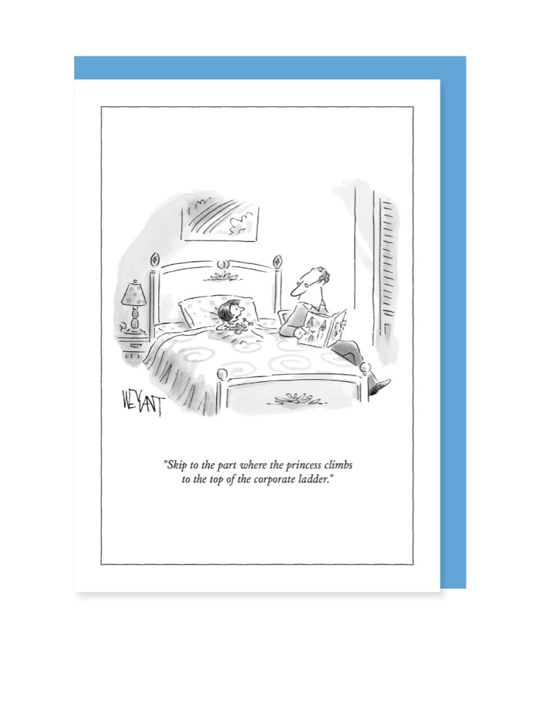 The New Yorker Cards -  Princess Climbing Corporate Ladder