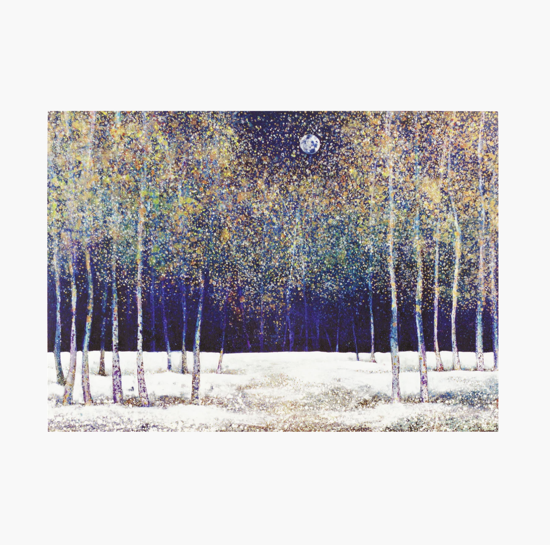Deluxe Boxed Christmas Cards - Woodland Evening