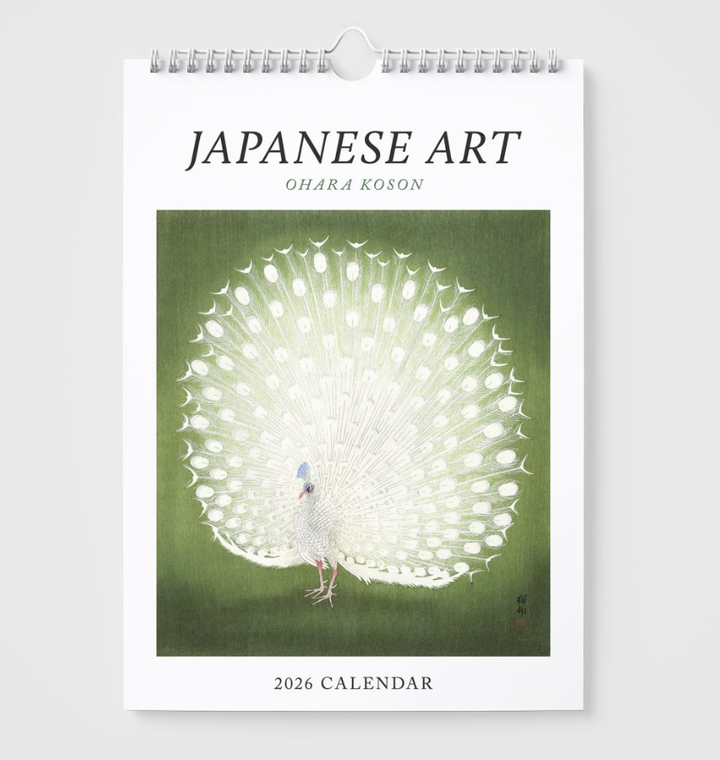 BIP 2026 Wall Calendar - Japanese Art by Ohara Koson