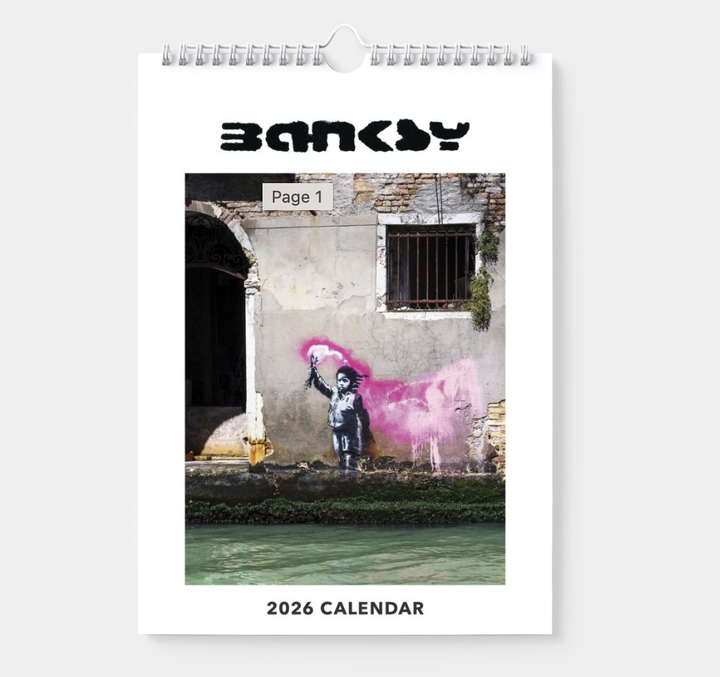 BIP 2026 Wall Calendar - Banksy