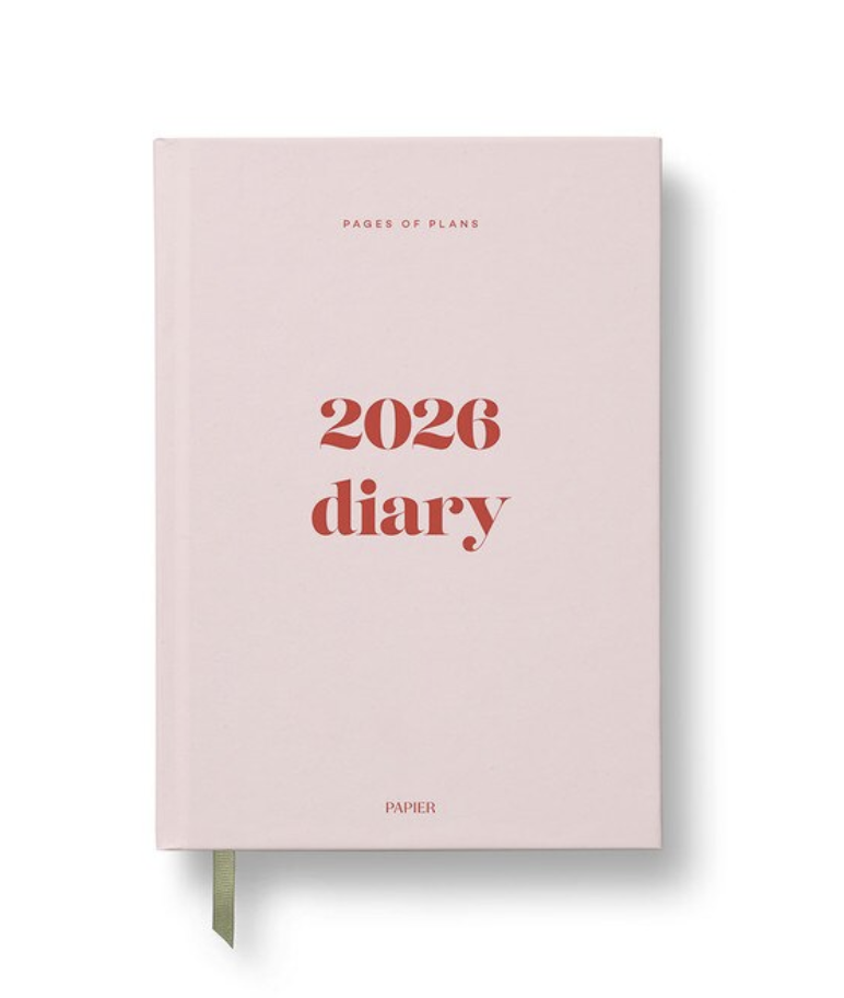 Papier 2026 Weekly Diary - Joy Pink