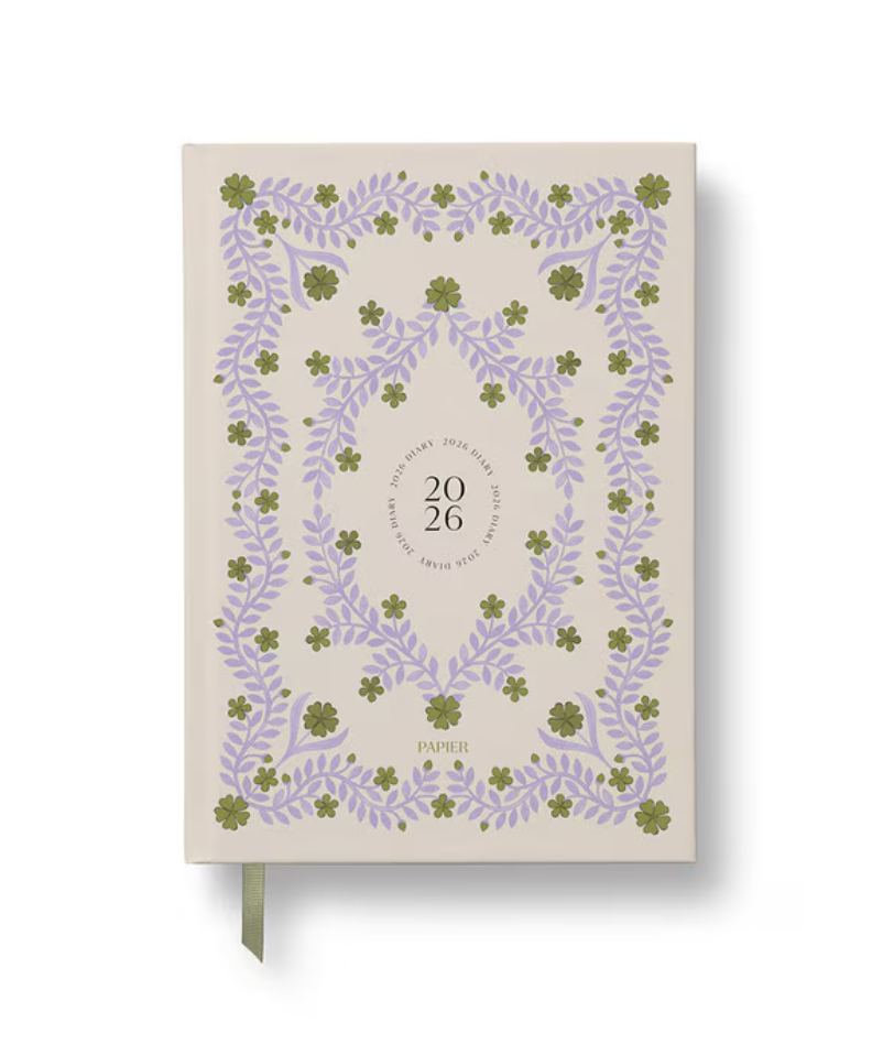 Papier 2026 Weekly Diary - Italian Summer Dusty Sage
