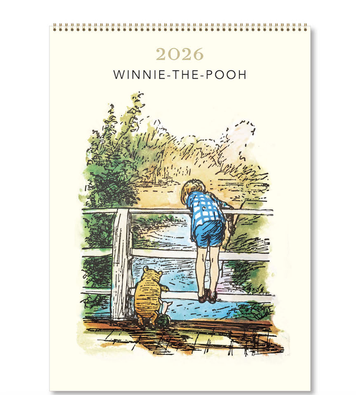 Hello Sunday 2026 Medium Calendar - Winnie the Pooh