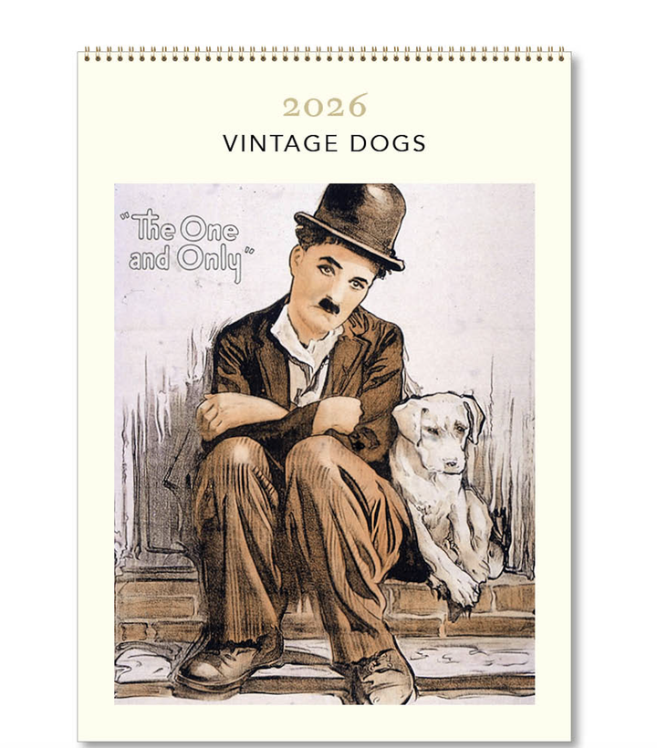 Hello Sunday 2026 Medium Calendar - Vintage Dogs