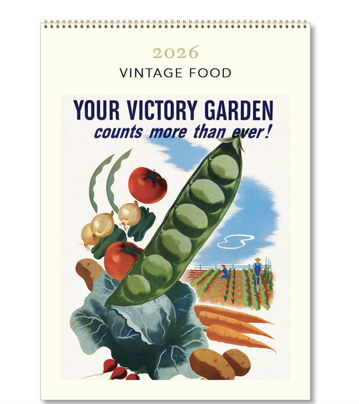 Hello Sunday 2026 Medium Calendar - Vintage Food