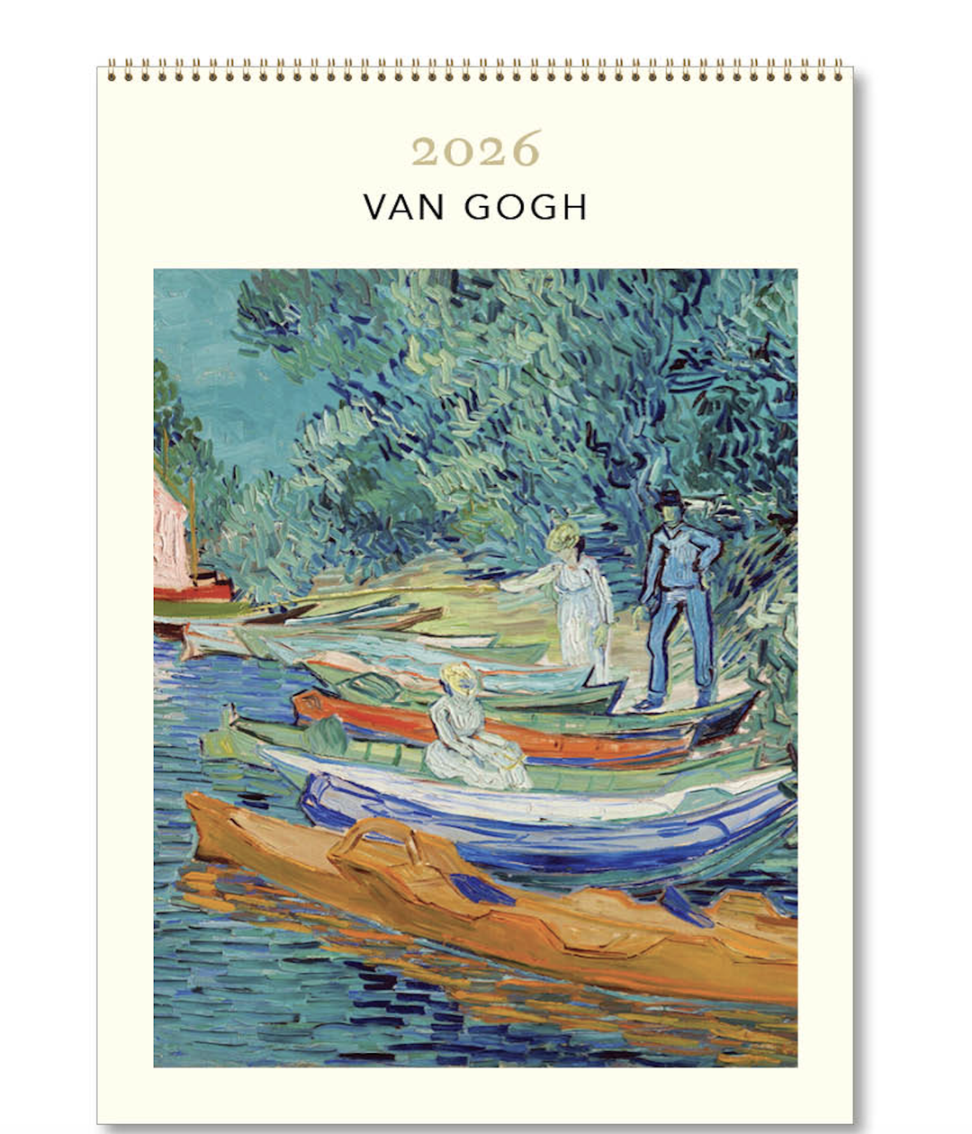 Hello Sunday 2026 Medium Calendar - Van Gogh