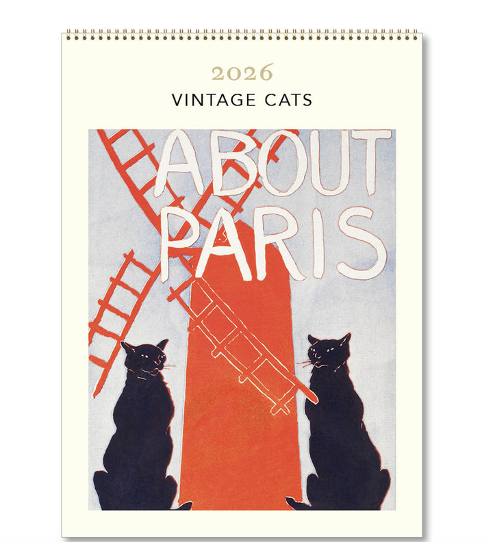 Hello Sunday 2026 Medium Calendar - Vintage Cats