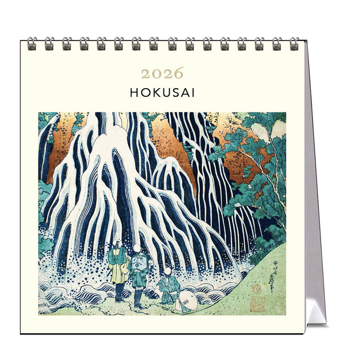 Hello Sunday 2026 Desk Calendar - Hokusai