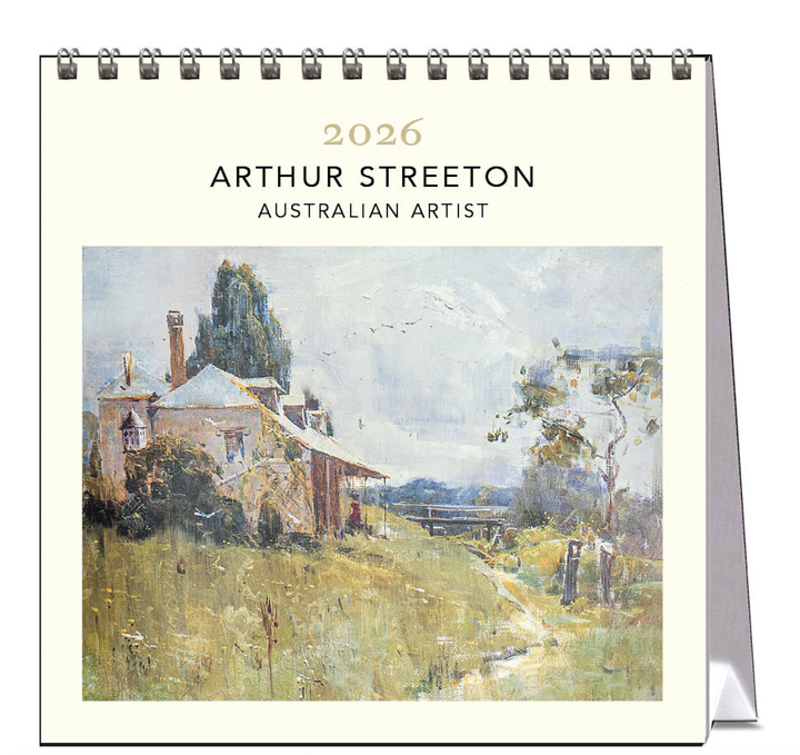 Hello Sunday 2026 Desk Calendar - Arthur Streeton