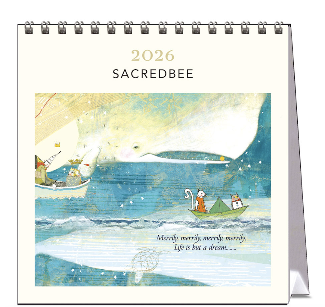 Hello Sunday 2026 Desk Calendar - Sacredbee