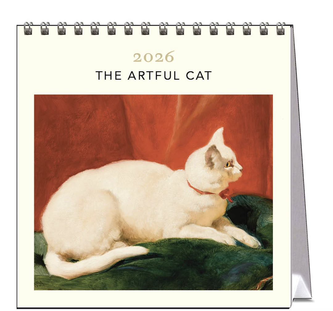 Hello Sunday 2026 Desk Calendar - The Artful Cat