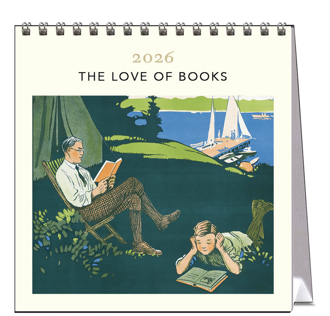 Hello Sunday 2026 Desk Calendar - The Love of Books