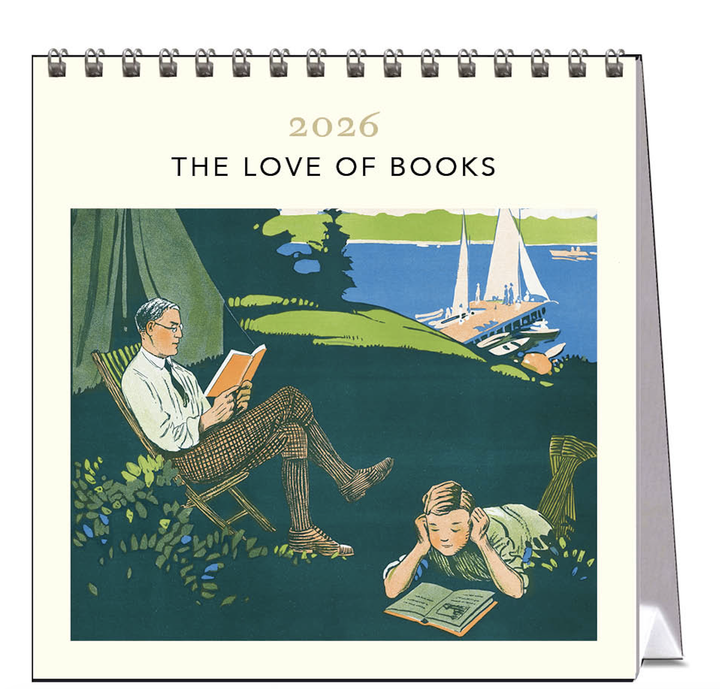 Hello Sunday 2026 Desk Calendar - The Love of Books
