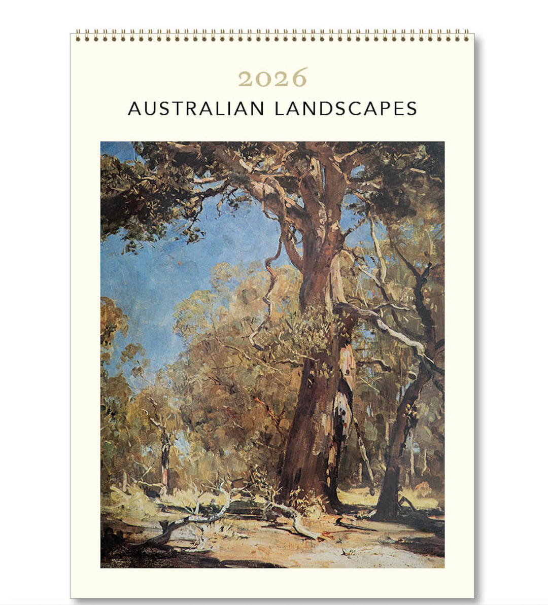 Hello Sunday 2026 Medium Calendar - Australian Landscapes