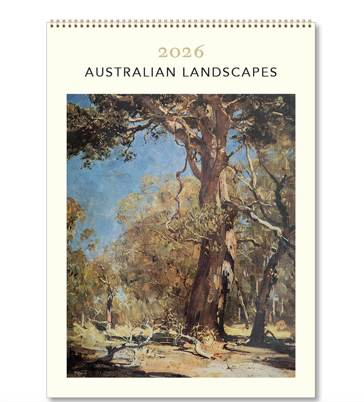 Hello Sunday 2026 Medium Calendar - Australian Landscapes