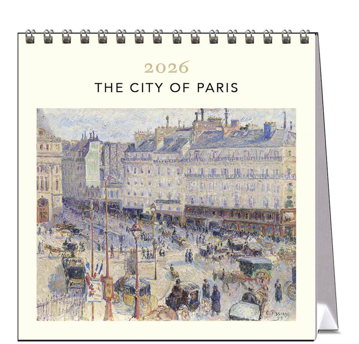 Hello Sunday 2026 Desk Calendar - The City of Paris