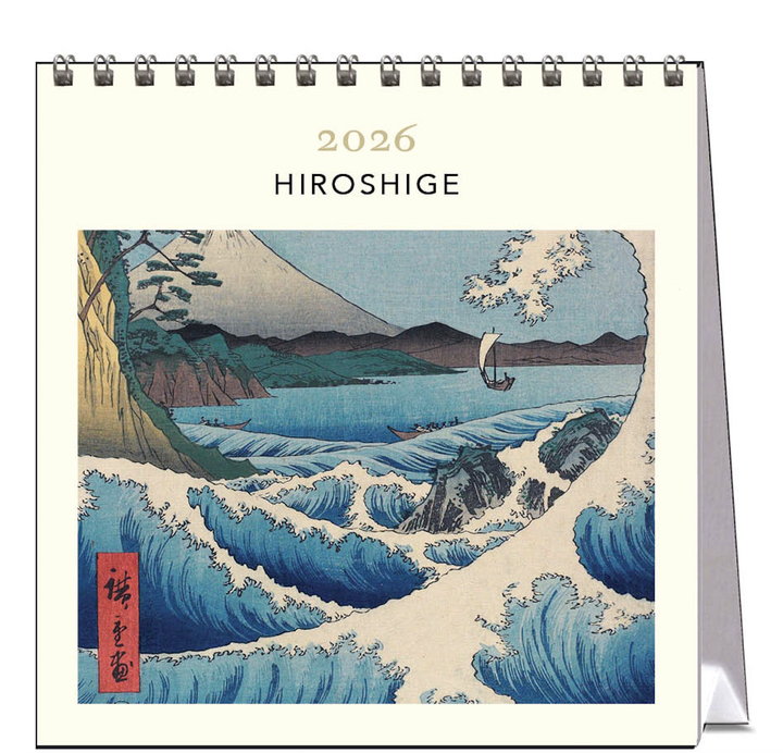 Hello Sunday 2026 Desk Calendar - Hiroshige