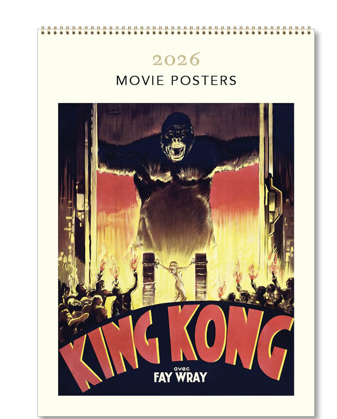 Hello Sunday 2026 Medium Calendar - Movie Posters
