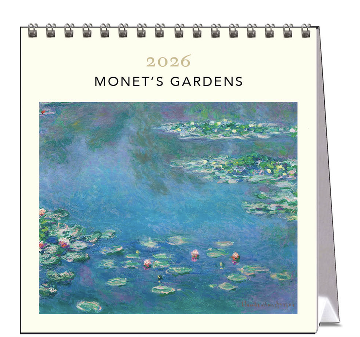 Hello Sunday 2026 Desk Calendar - Monet's Gardens