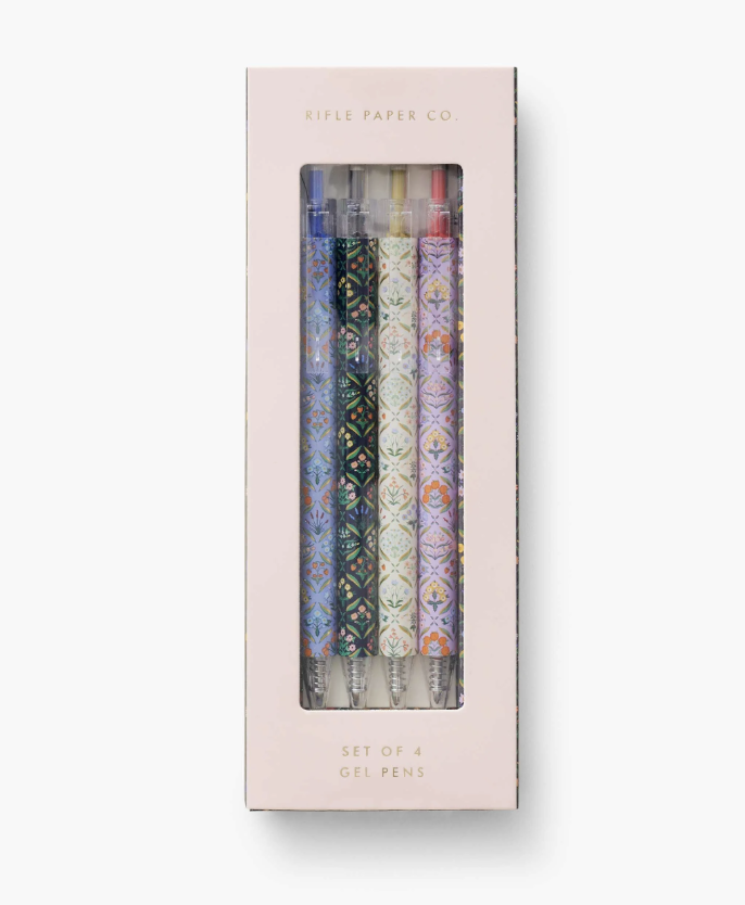 Rifle Paper Co Set of 4 Gel Pens - Estee