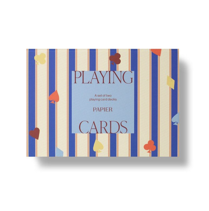 Papier Playing Cards - Suits and Stripes