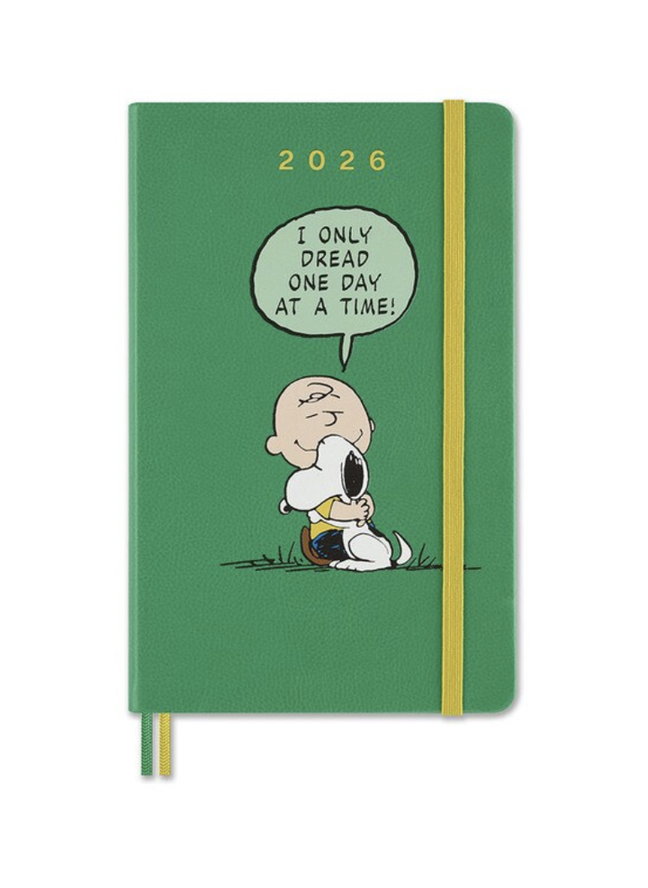 Moleskine 2026 Daily, Large, Hard Cover Diary - Charlie & Snoopy
