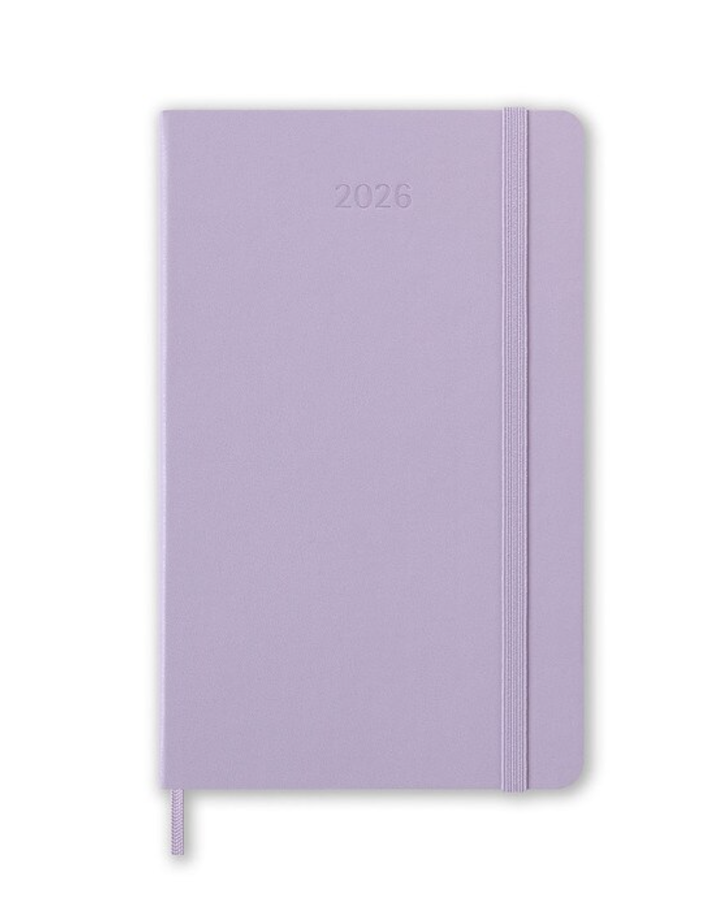 Moleskine 2026 Daily, Large, Hard Cover Diary - Lilac