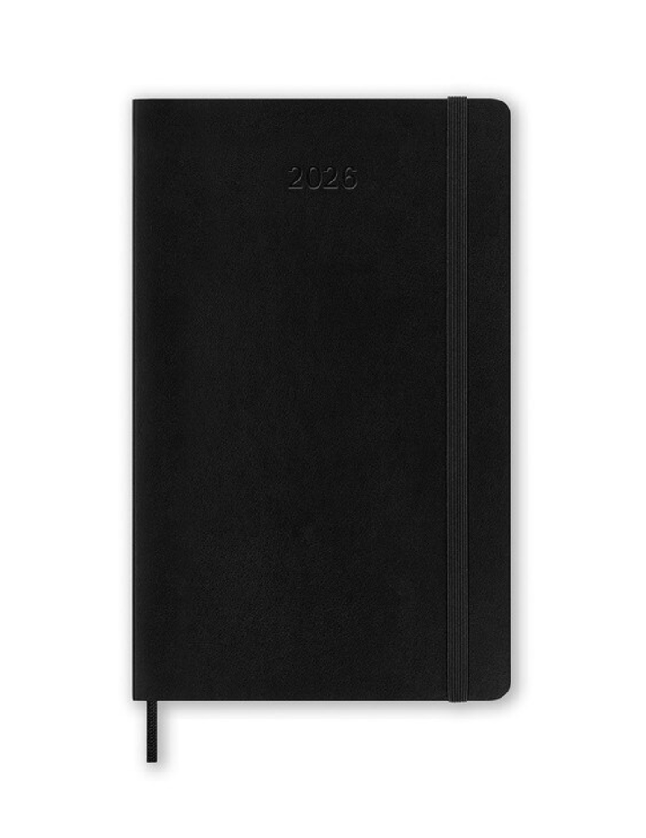Moleskine 2026 Weekly, Large, Horizontal Soft Cover Diary - Black