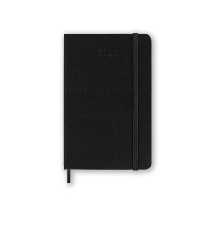Moleskine 2026 Weekly, Pocket, Hard Cover Diary - Black