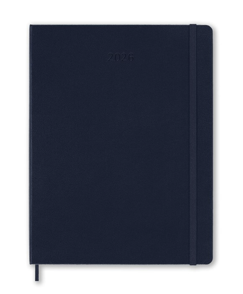 Moleskine 2026 Weekly Extra Large, Hard Cover Diary - Sapphire Blue
