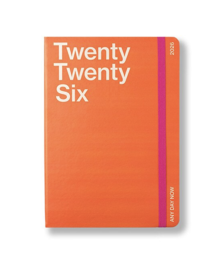 Any Day Now 2026 A5, Daily Freestyler Diary , Ruled - Tangerine