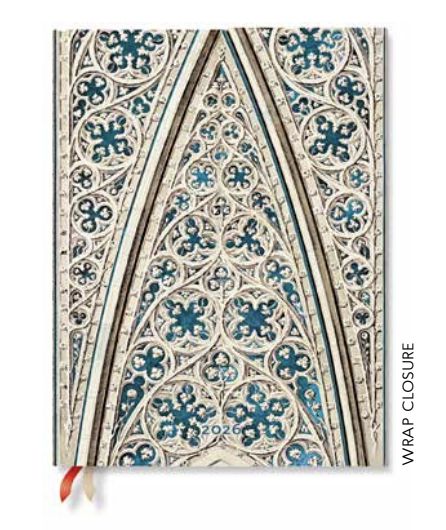 2026 Vault of the Milan Cathedral, Ultra, Verso, Hardcover Weekly Diary