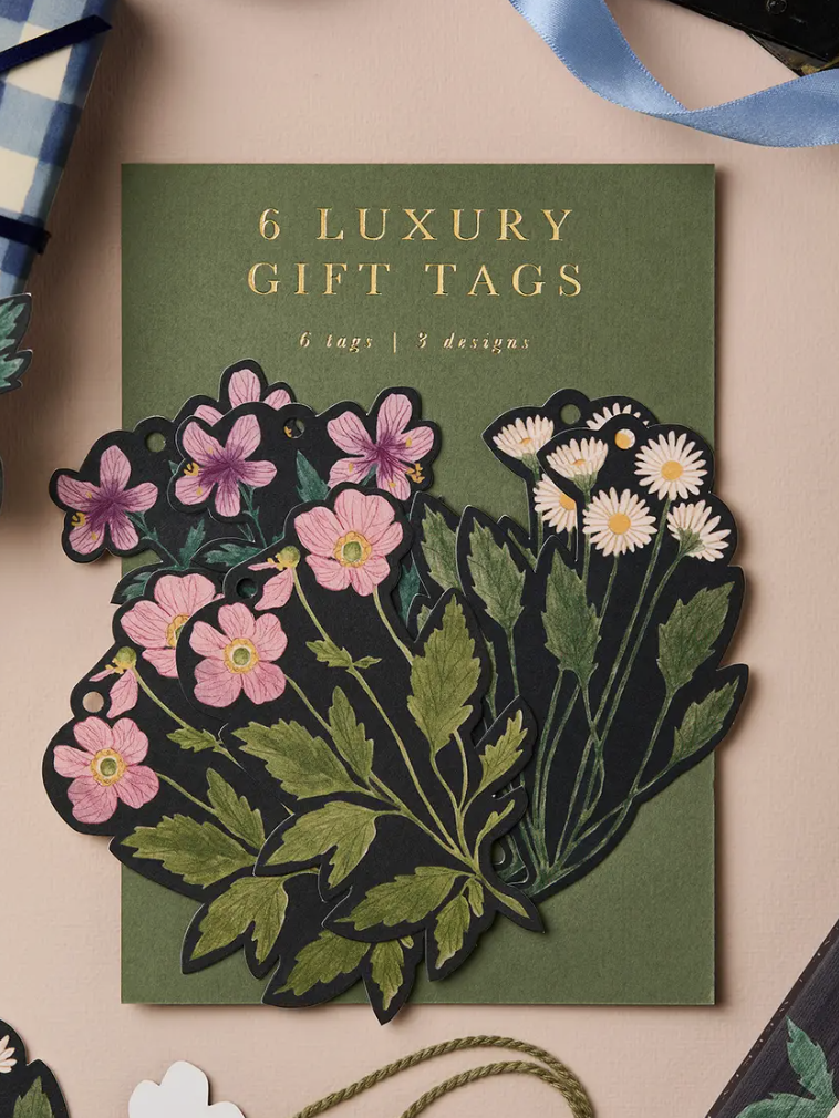 Wanderlust Paper Co Set of 6 Gift Tags - Botanical