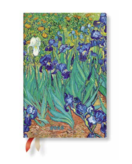 2026 Van Gogh's Irises, Mini, Verso, Hardcover Weekly Diary